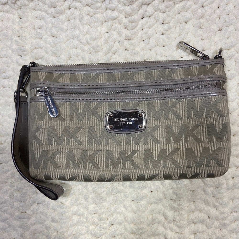 Michael Kors wristlet wallet.
